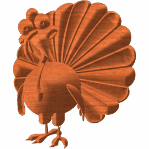 Cartoon Style Turkey